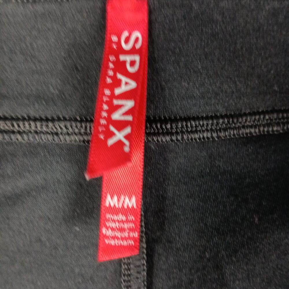 SPANX Ponte Leggings Women Size Medium Black Pull On Slim Work Pants Shaping - Picture 2 of 9